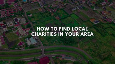 find local charities near me.